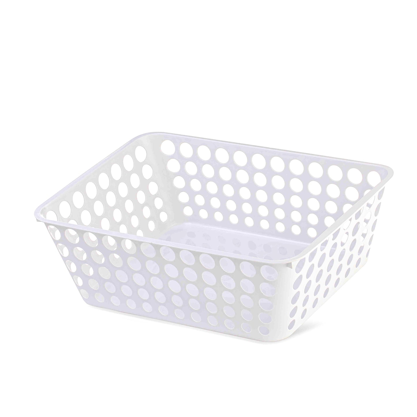 ECOPLAST VASCHETTA PORTAOGGETTI MODULA 41,5X29X13 BIANCO GHIACCIO