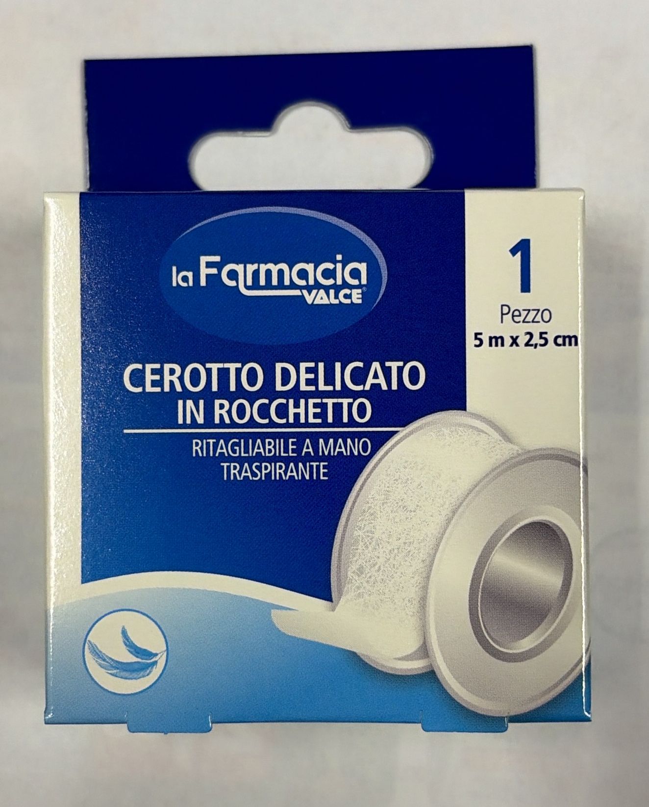 LA FARMACIA VALCE CEROTTO DELICATO IN ROCCHETTO 5MX2,5CM 1PZ