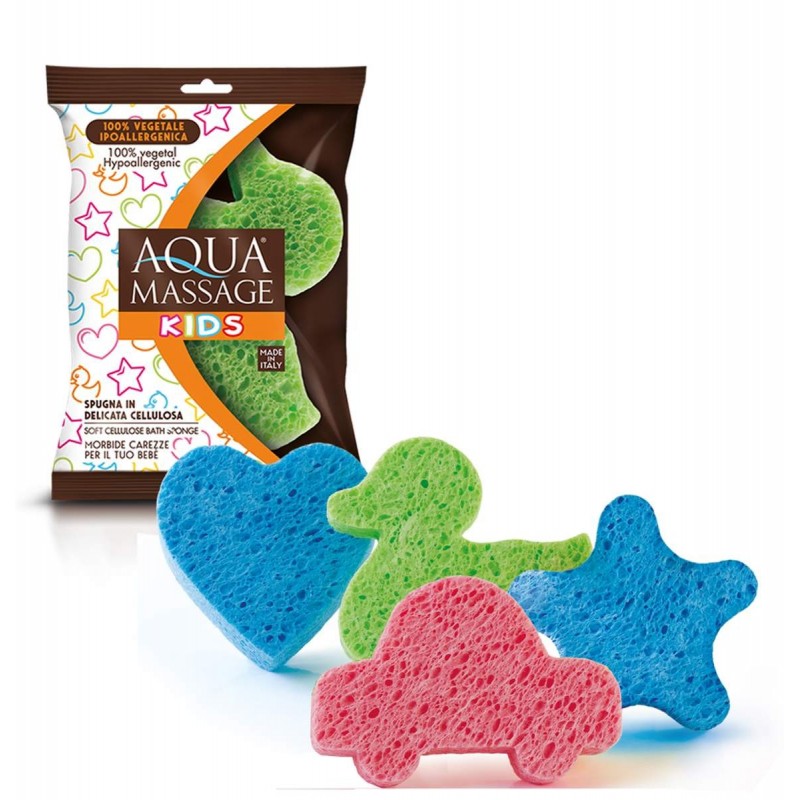 AQUA MASSAGE KIDS SPUGNA IN DELICATA CELLULOSA