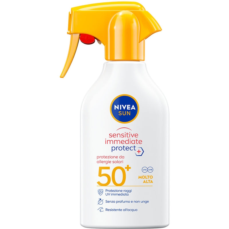 NIVEA SUN SENSITIVE IMMEDIATE PROTECT TRIGGER 250ML SPF 50+