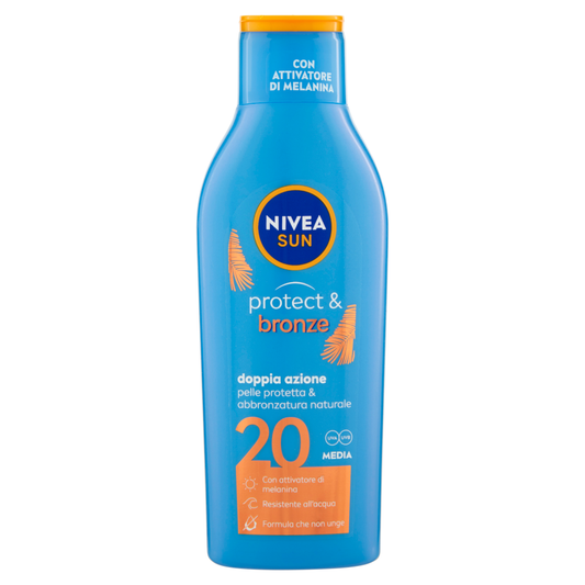 NIVEA SUN PROTECT & BRONZE LATTE SOLARE 200ML SPF 20