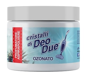 DEO DUE CRISTALLI PROFUMATORE ASPIRAPOLVERE 500G OZONATO