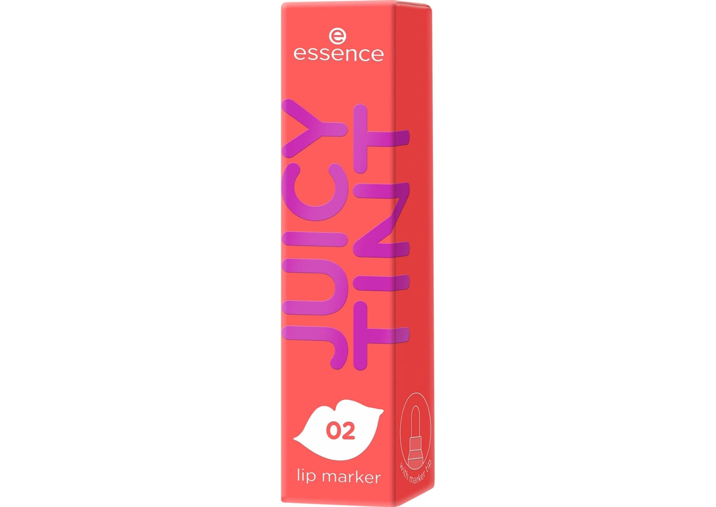 ESSENCE JUICY TINT LIP MAKER TINTA LABBRA 02 STRAWBERRY SZN