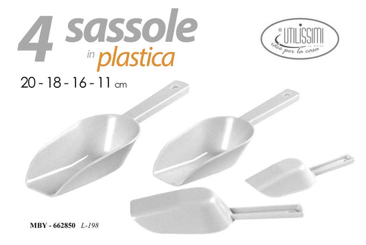 GICOS 4 SASSOLE IN PLASTICA CM.11-16-18-10