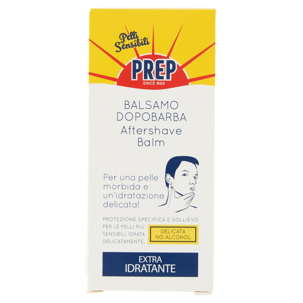 PREP BALSAMO DOPOBARBA 75ML PELLI SENSIBILI EXTRA IDRATANTE
