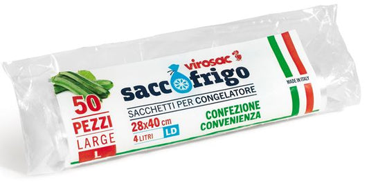 VIROSAC SACCOFRIGO ROTOLO 50PZ L 28X40 4L LD