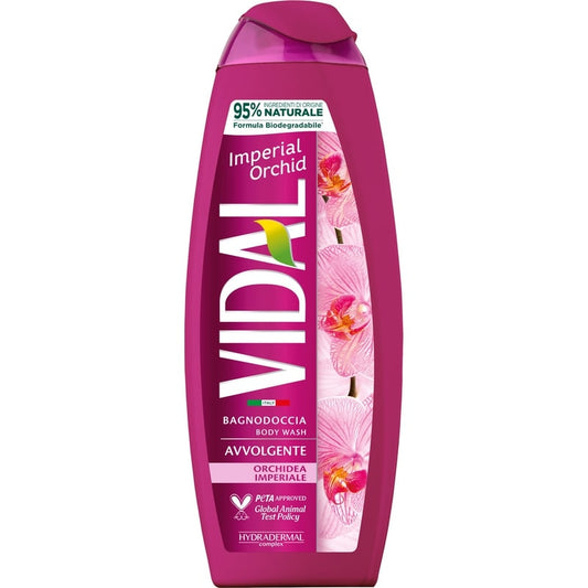 VIDAL BAGNODOCCIA 500ML IMPERIAL ORCHID AVVOLGENTE ORCHIDEA IMPERIALE
