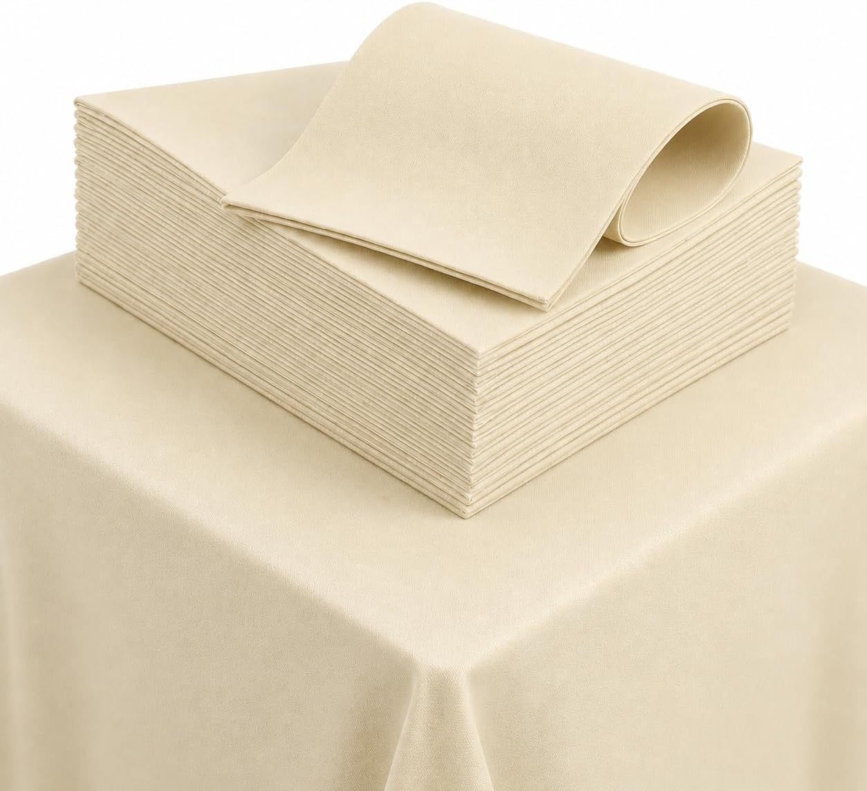 TD 25 TOVAGLIE IMPERMIABILI 100X100 IVORY AVORIO