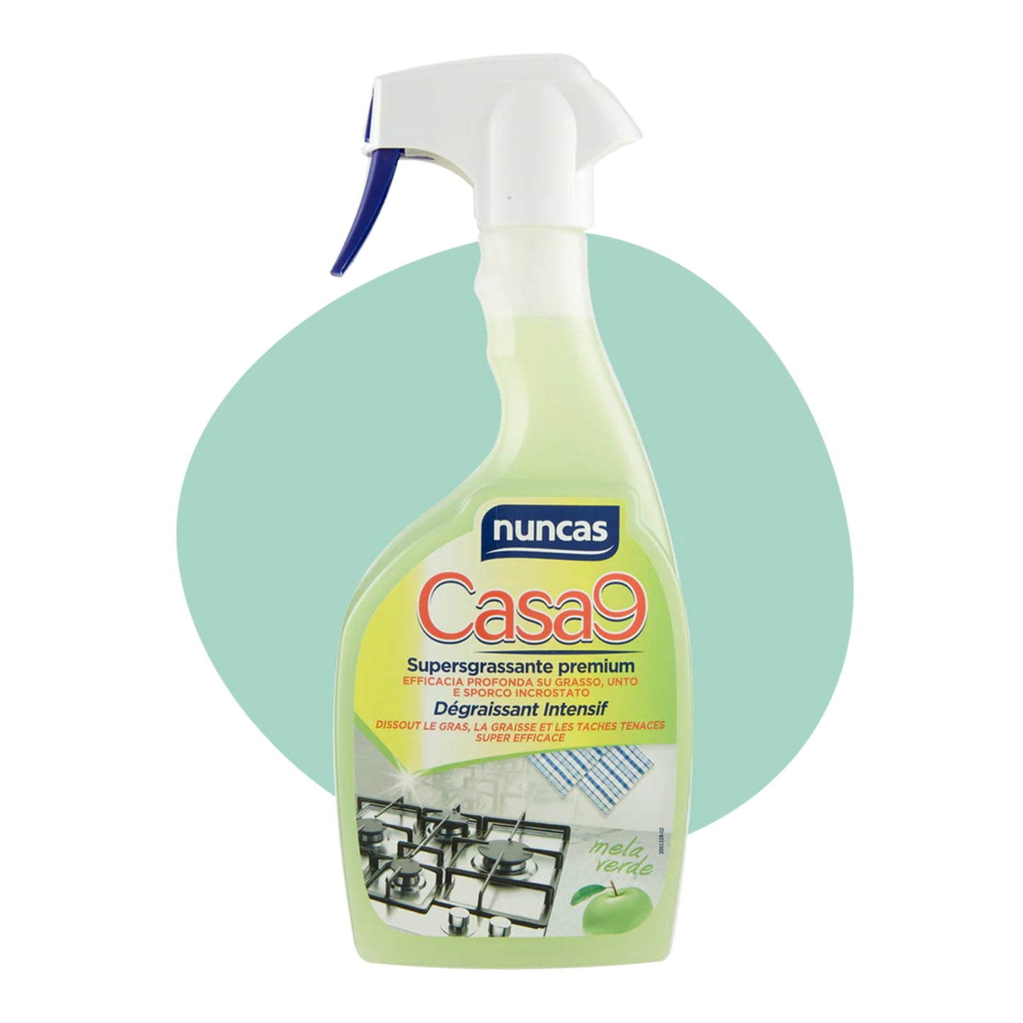 NUNCAS CASA9 SUPERSGRASSANTE PREMIUM SPRAY 500ML MELA VERDE