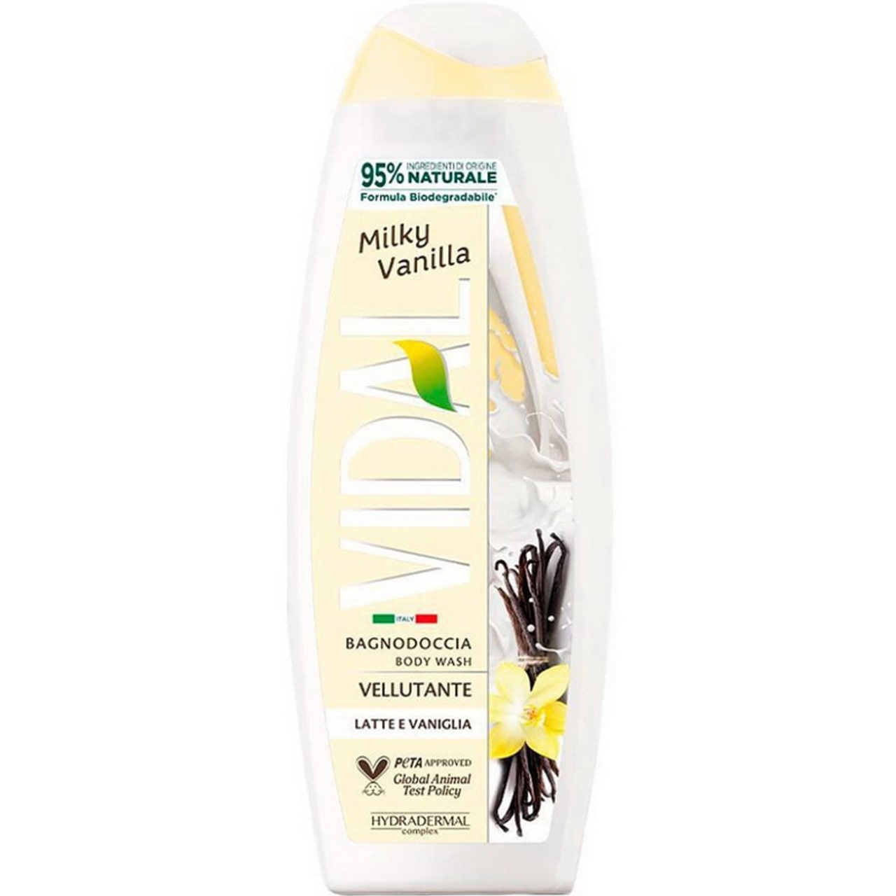 VIDAL BAGNODOCCIA 500ML MILKY VANILLA VELLUTANTE LATTE E VANIGLIA