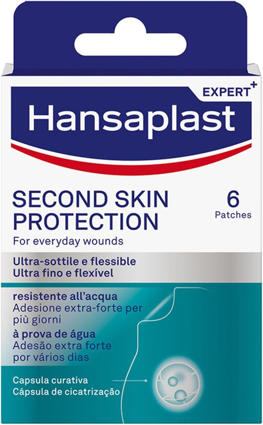 HANSAPLAST SECOND SKIN PROTECTION ULTRA-SOTTILE E FLESSIBILE CAPSULA CURATIVA 6 PATCHES