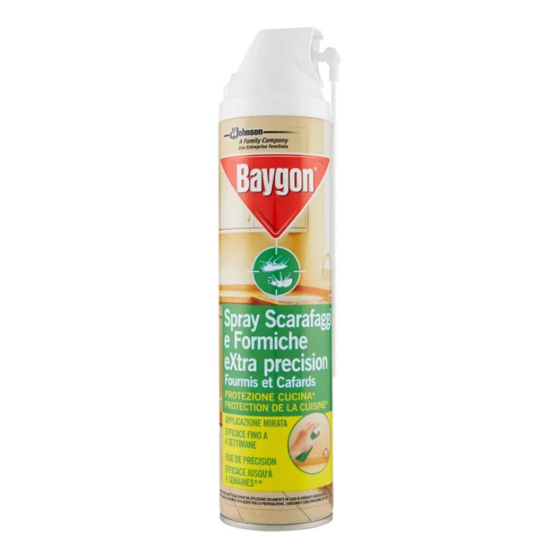 BAYGON SCARAFAGGI E FORMICHE SPRAY EXTRA PRECISION PROTEZIONE CUCINA 400ML