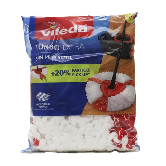 VILEDA TURBO EXTRA SPIN MOP REFILL MICROFIBRE POWER 1PZ