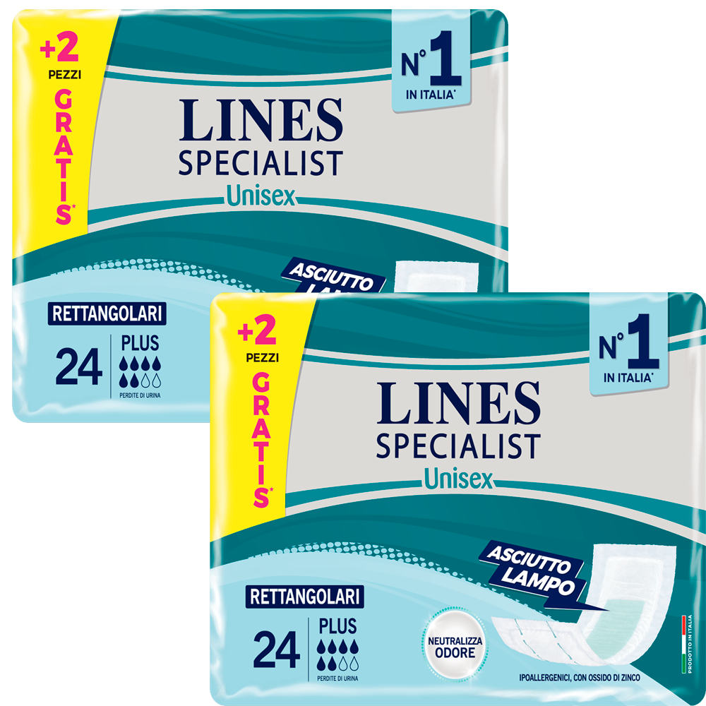 LINES SPECIALIST RETTANGOLARI PLUS X22+2 UNISEX
