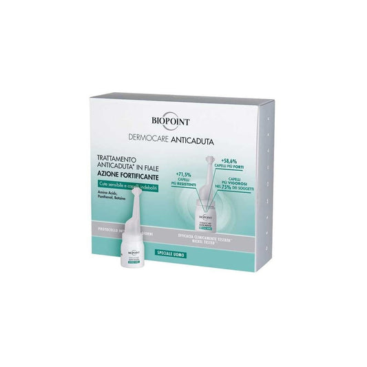 BIOPOINT DERMOCARE ANTICADUTA TRATTAMENTO ANTICADUTA IN FIALE 20X6ML SPECIALE UOMO AZIONE FORTIFICANTE
