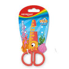 CWR KEYROAD FORBICINA SICURA COOL OCTOPUS 13CM