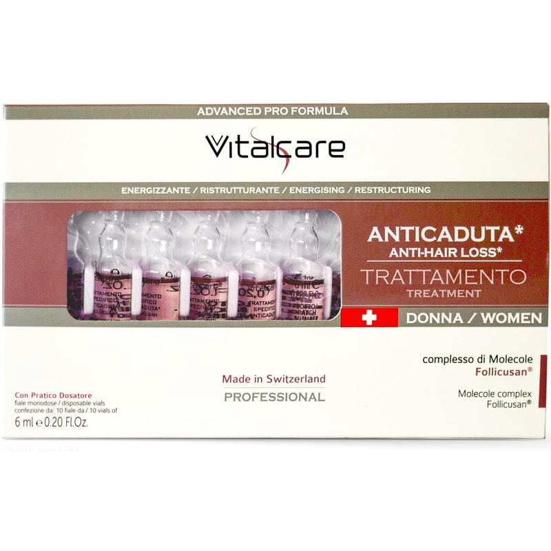 VITALCARE SWISS FIALE ANTICADUTA 10X6ML DONNA