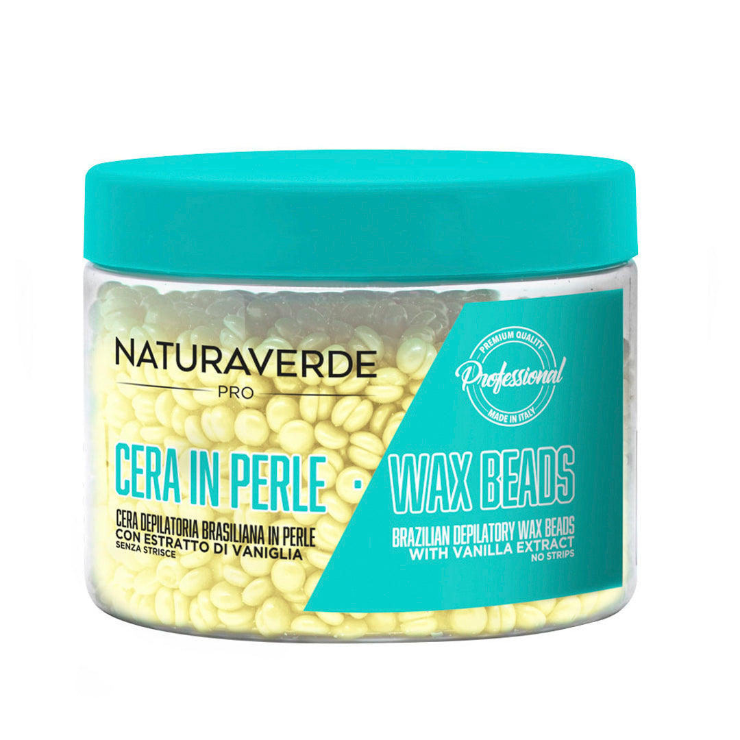 NATURAVERDE PRO CERA IN PERLE CERA DEPILATORIA BRASILIANA IN PERLE 250GR CON ESTRATTO DI VANIGLIA