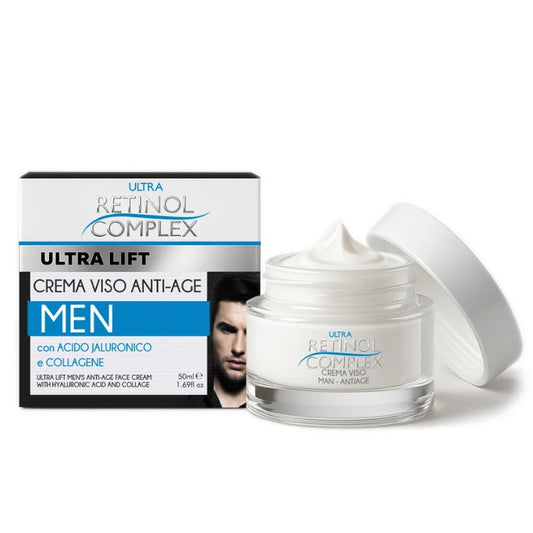 ULTRA RETINOL COMPLEX ULTRA LIFT CREMA VISO ANTI-AGE MEN 50ML ACIDO IALURONICO E COLLAGENE