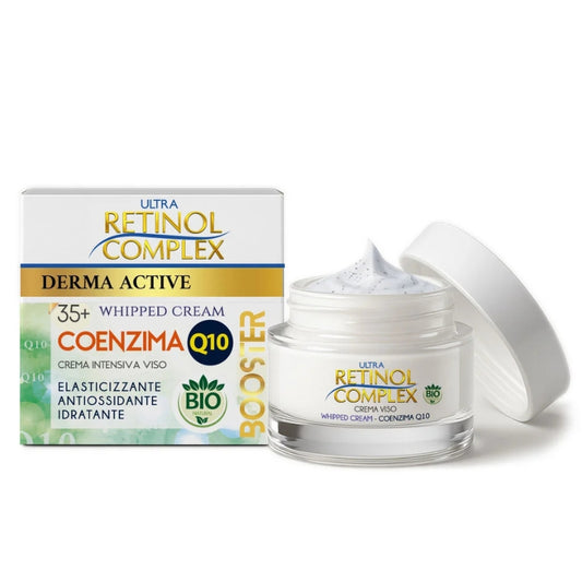 ULTRA RETINOL COMPLEX DERMA ACTIVE WHIPPED CREAM 35+ COENZIMA Q10 CREMA INTENSIVA VISO 50ML ELASTICIZZANTE ANTIOSSIDANTE IDRATANTE
