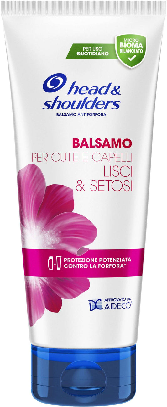 HEAD&SHOULDERS BALSAMO PER CUTE E CAPELLI 220ML LISCI & SETOSI