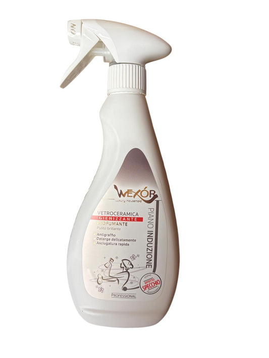 WEXOR PIANO INDUZIONE VETROCERAMICA 750ML IGIENIZZANTE PROFUMANTE