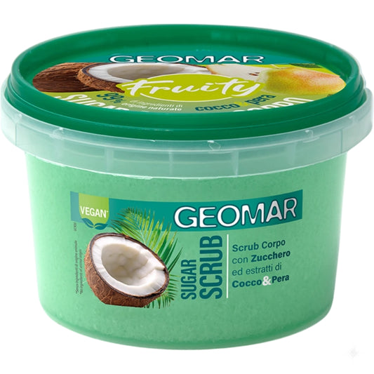 GEOMAR FRUITY SUGAR SCRUB CORPO 300G COCCO & PERA