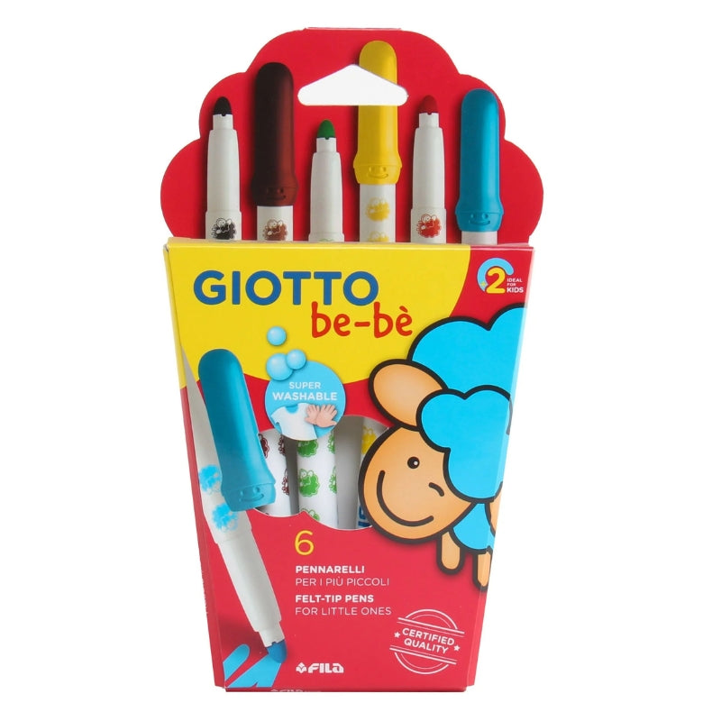 GIOTTO BE-BE' 6 PENNARELLI PER I PIU' PICCOLI