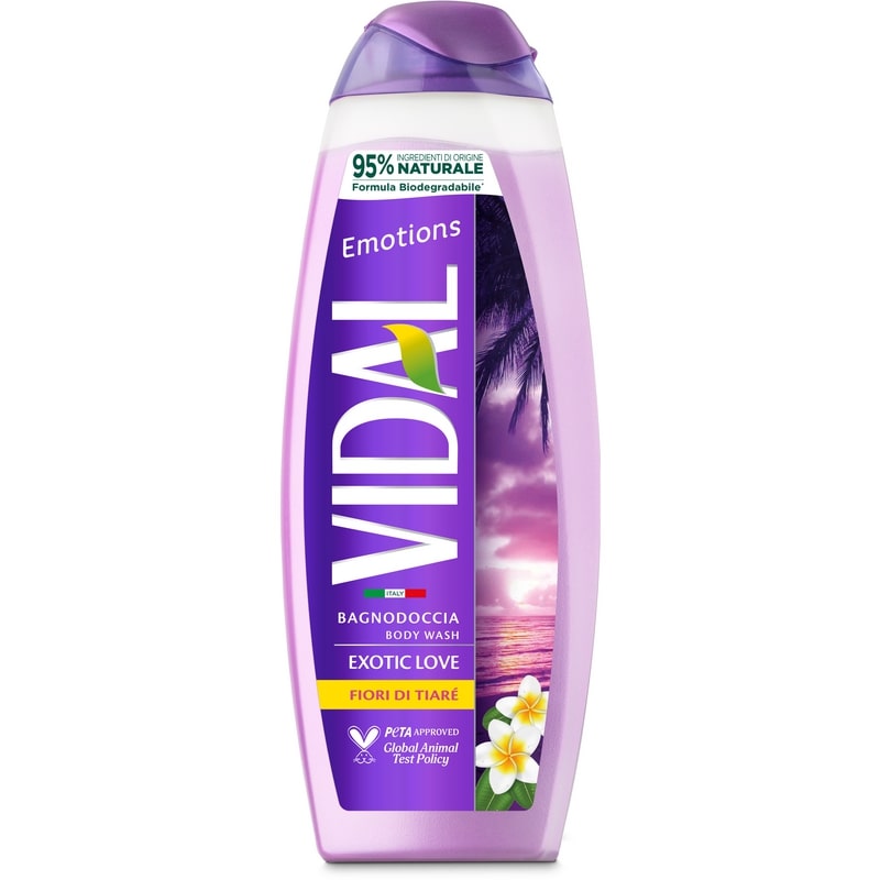 VIDAL BAGNODOCCIA 500ML EMOTIONS EXOTIC LOVE FIORI DI TIARE'