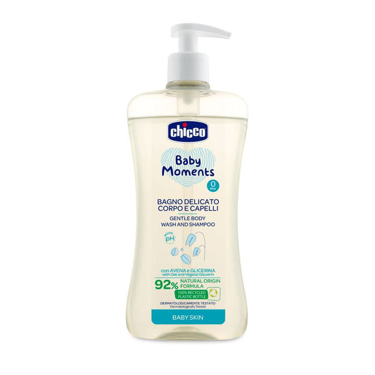 CHICCO BABY MOMENTS BAGNO 500ML 0M+ DELICATO CORPO E CAPELLI
