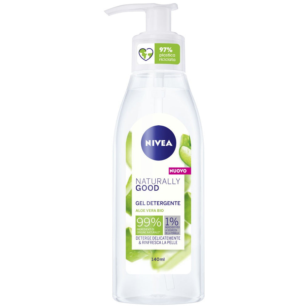 NIVEA NATURALLY GOOD GEL DETERGENTE ALOE 140ML