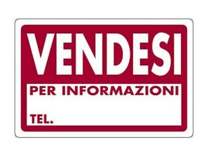 CARTELLO PVC VENDESI 20X30