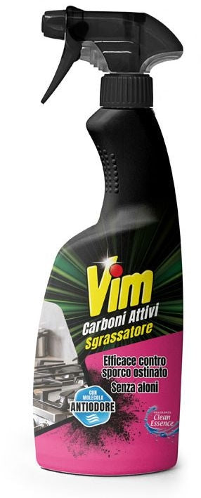 VIM CARBONI ATTIVI SGRASSATORE SPRAY 600ML CLEAN ESSENCE