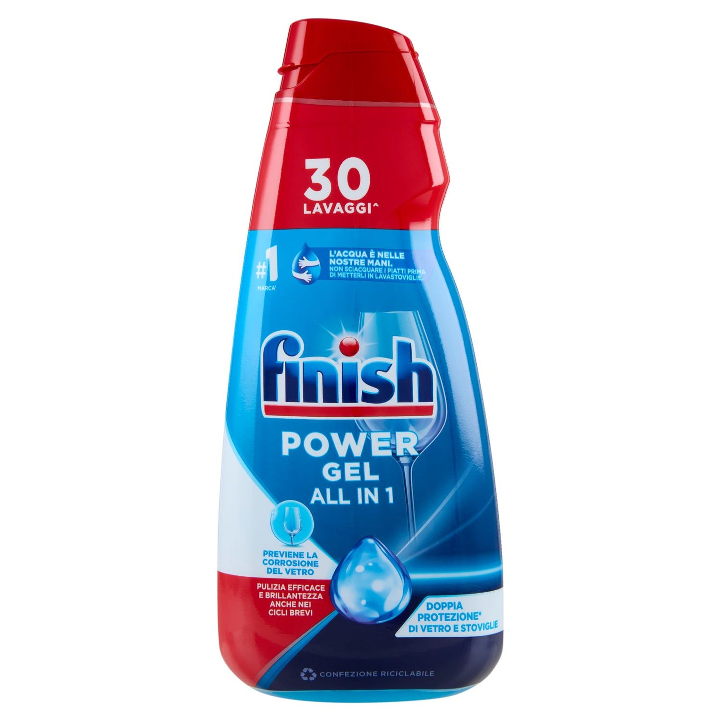 FINISH POWER GEL ALL IN 1 MAX 600ML 30 LAVAGGI STOVIGLIE PROTETTE