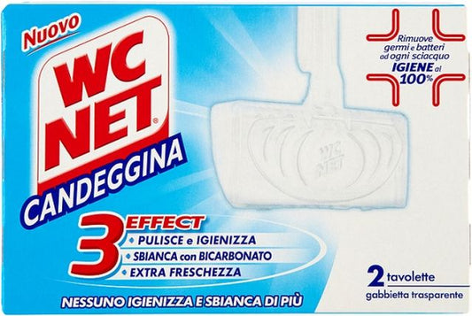 WC NET TAVOLETTE CANDEGGINA 3 EFFECT X2