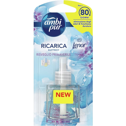 AMBIPUR ELETTRICO RICARICA 20ML 80GG LENOR RISVEGLIO PRIMAVERILE