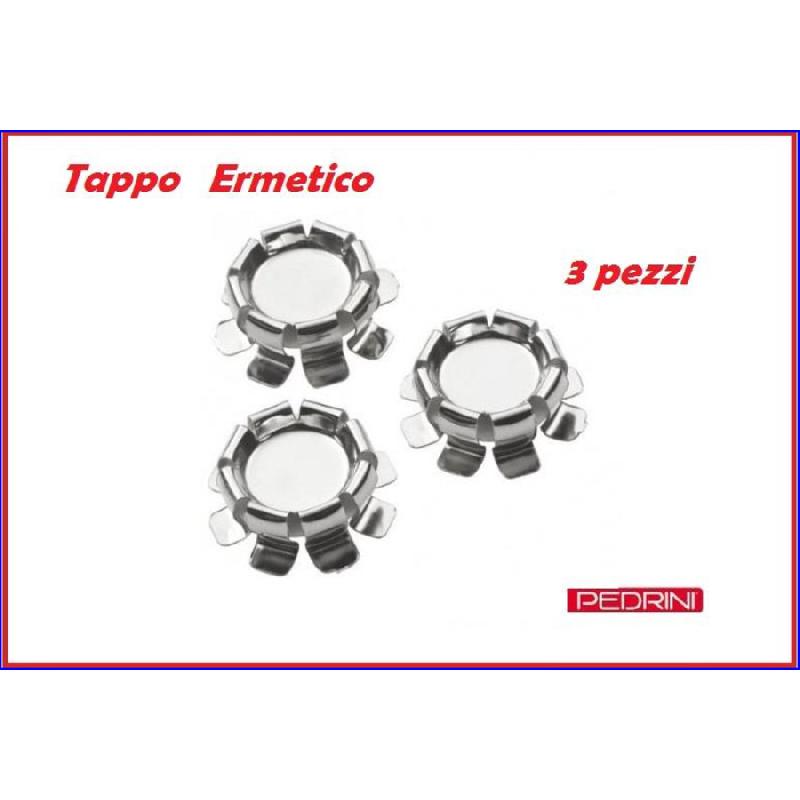 PEDRINI TAPPO ERMETICO BLISTER 3PZ ART.0199-4