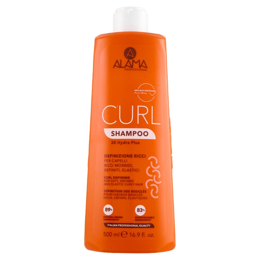 ALAMA PROFESSIONAL CURL SHAMPOO 500ML DEFINIZIONE RICCI PER CAPELLI RICCI,MORBIDI,DEFINITI,ELASTICI