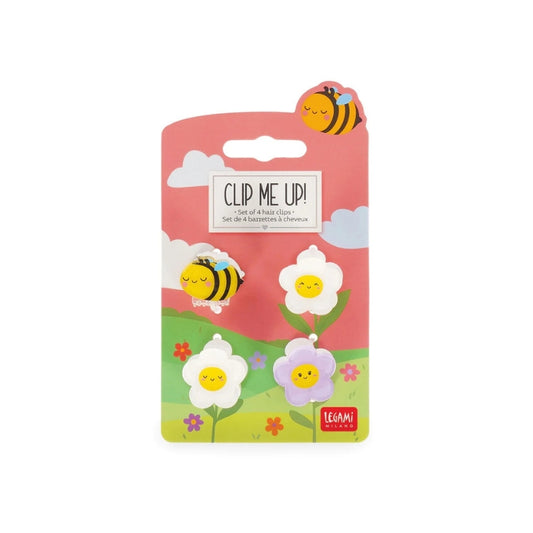 LEGAMI MILANO CLIP ME UP! SET DI 4 MINI MOLLETTE PER CAPELLI BEE