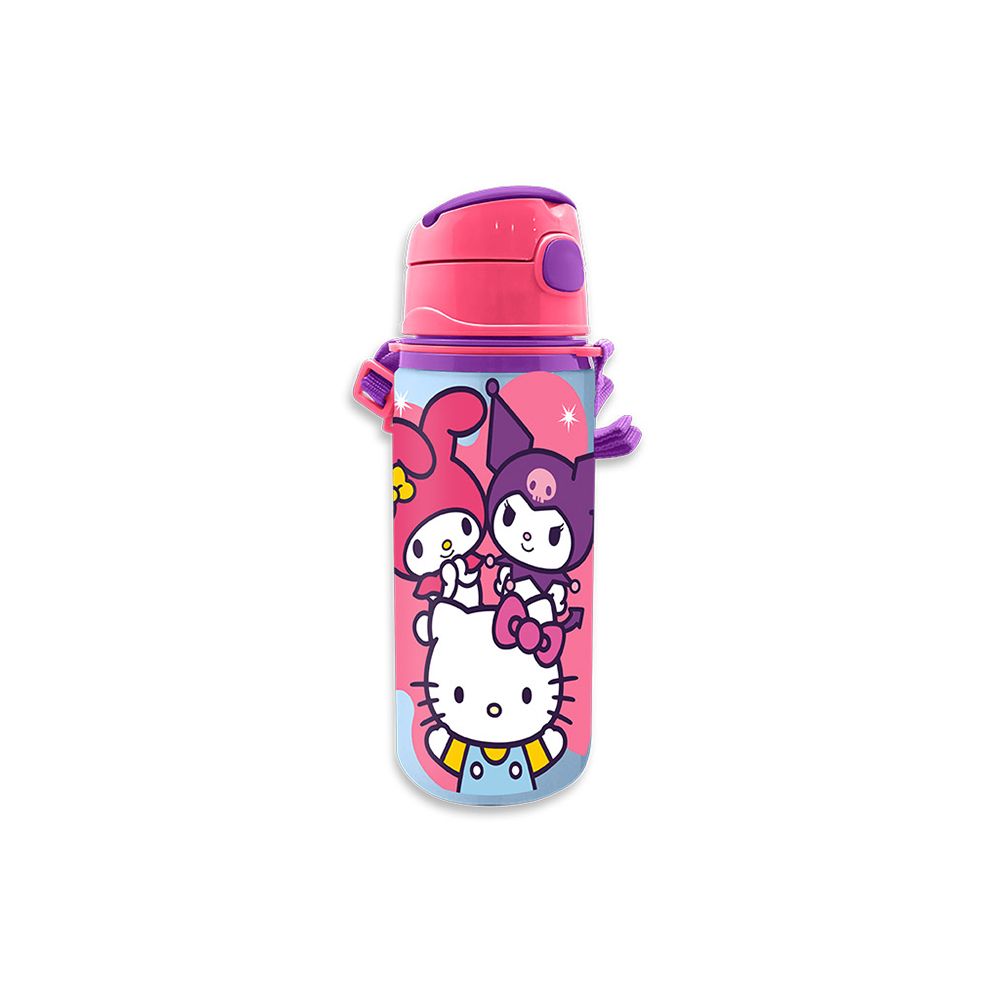 HELLO KITTY AND FRIENDS BORRACCIA ALLUMINIO 600ML CON CANNUCCIA