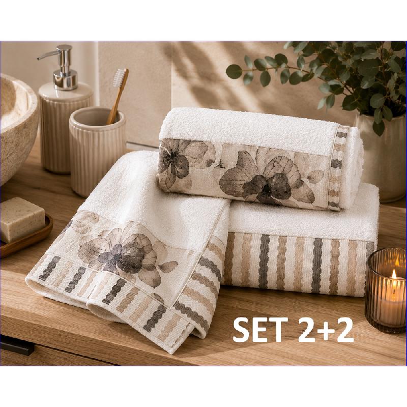FERLEN SET 2+2 MELODY PANNA/SABBIA