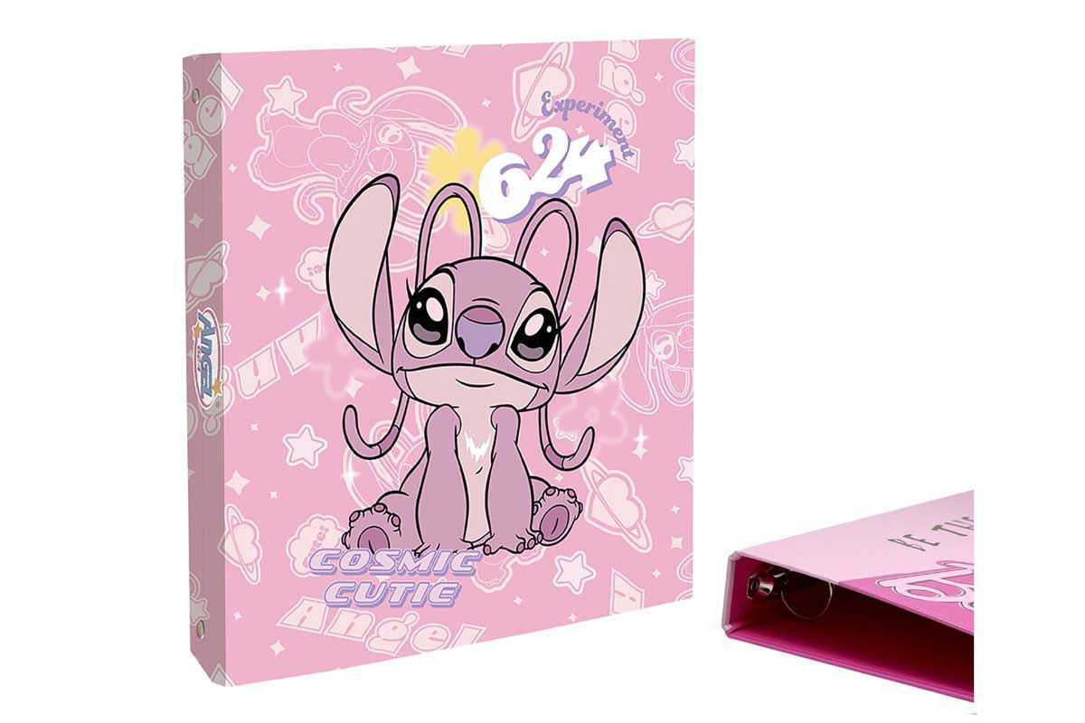 STITCH GIRL DISNEY CARPETTA A4 21X31 4 ANELLI