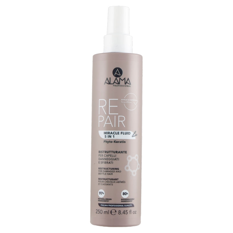 ALAMA PROFESSIONAL REPAIR MIRACLE FLUID 5 IN 1 250ML RISTRUTTURANTE PER CAPELLI DANNEGGIATI E SFIBRATI