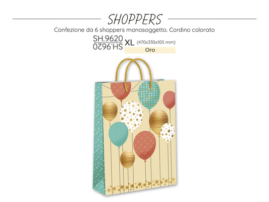 CROMO NB SHOPPER PALLONCINI SH.9620XL
