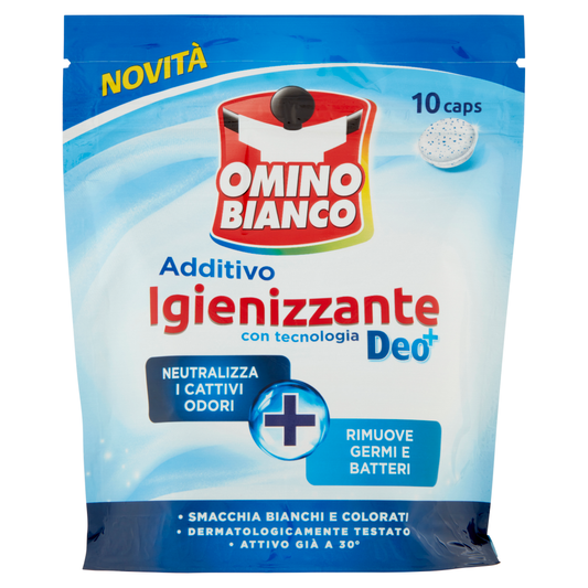 OMINO BIANCO ADDITIVO IGIENIZZANTE DEO+ 200G 10 CAPS