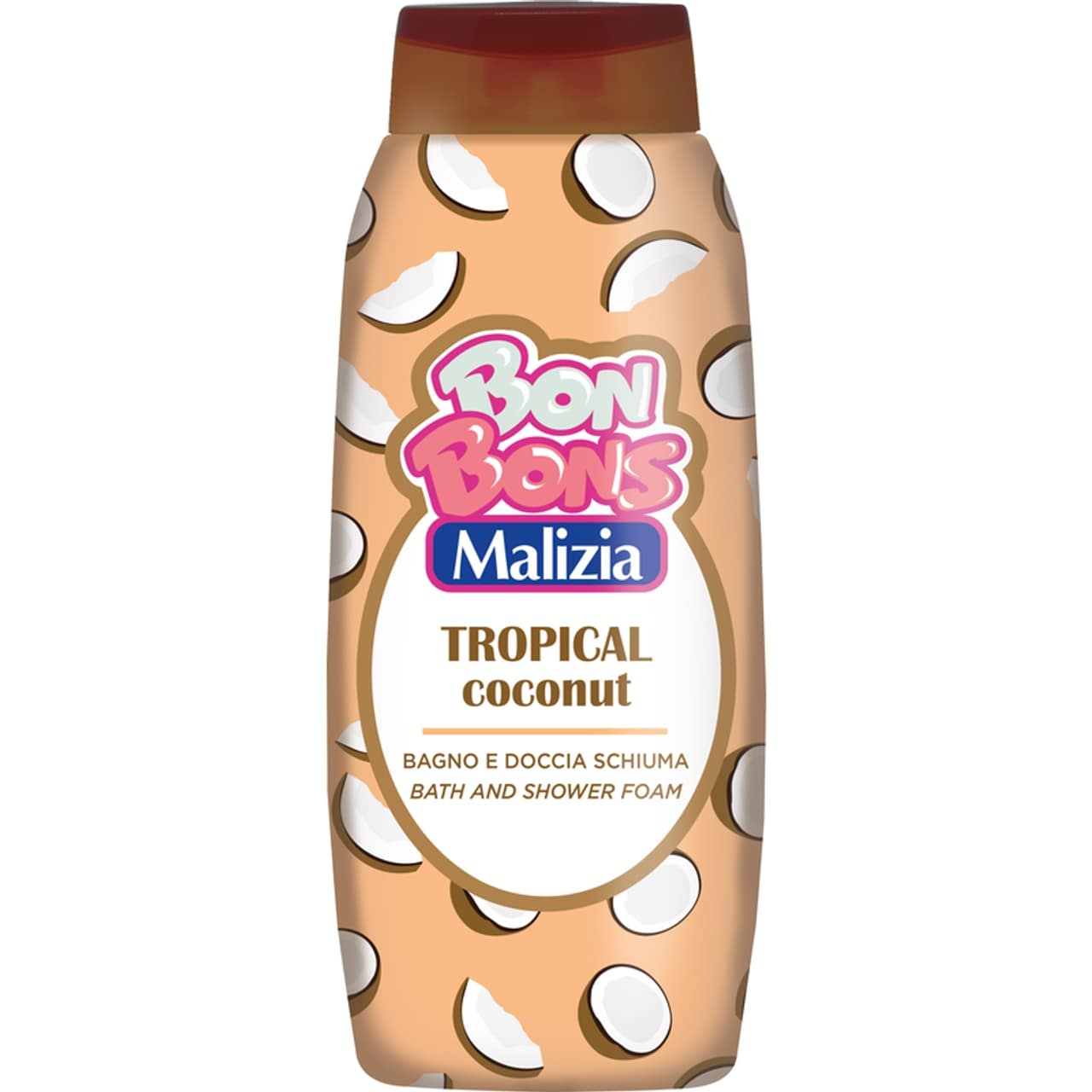 MALIZIA BON BONS BAGNO E DOCCIA SCHIUMA 500ML TROPICAL COCONUT