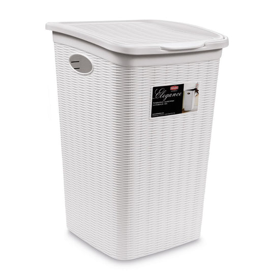 STEFANPLAST ELEGANCE PORTABIANCHERIA 50LT BIANCO