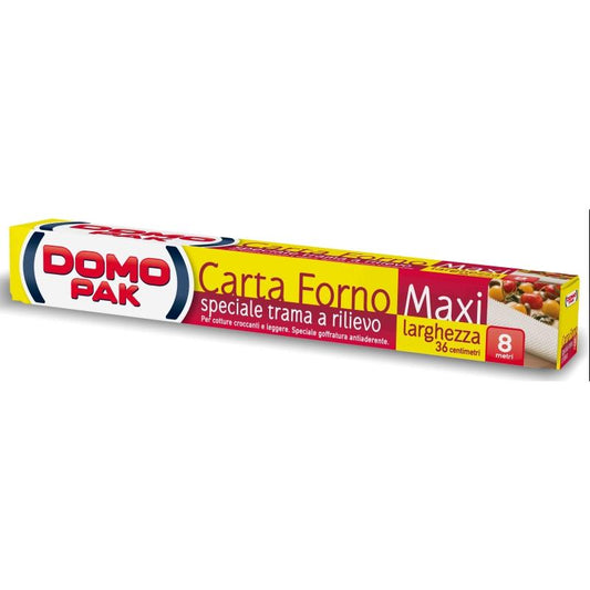 DOMOPAK CARTA FORNO MAXI LARGHEZZA GOFFRATA H36 8M