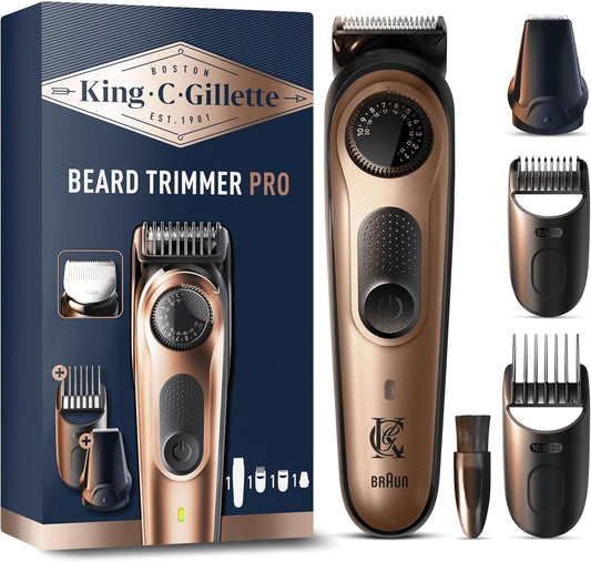 GILLETTE KING C BRAUN RASOIO BEARD TRIMMER PRO REGOLABARBA