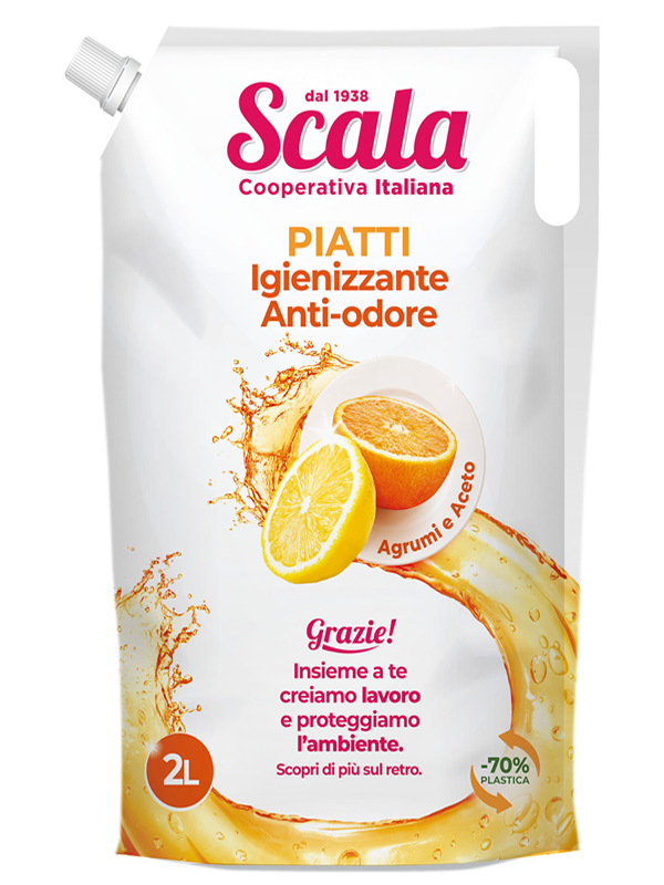 SCALA PIATTI ECO RICARICA 2L ACETO E AGRUMI